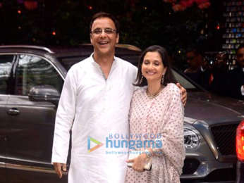 Shah Rukh Khan, Gauri Khan, Ranbir Kapoor and other celebs snapped at Akash Ambani - Shloka Mehta engagement ceremony