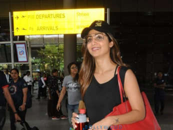 Shilpa Shetty snapped at the airport