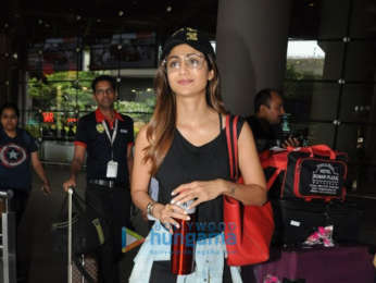 Shilpa Shetty snapped at the airport