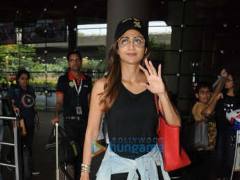 Shilpa Shetty snapped at the airport