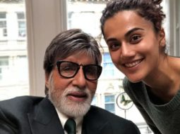 Amitabh Bachchan and Taapsee Pannu on the sets of BADLA remind us of their PINK days!