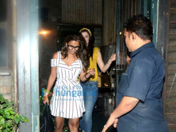 Arbaaz khan snapped with his son and Amrita Arora at Pali Cafe