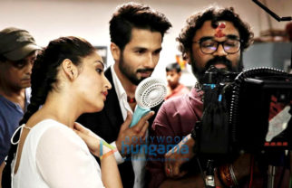 On The Sets Of The Movie Batti Gul Meter Chalu