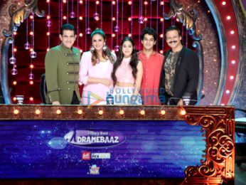 Ishaan Khatter and Janhvi Kapoor promote their film Dhadak on set of India's Best Dramebaaz
