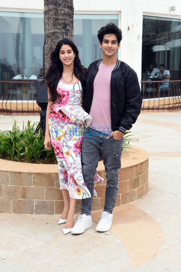 Janhvi Kapoor and Ishaan Khatter snapped during Dhadak promotions Janhvi Kapoor and Ishaan Khatter snapped during Dhadak promotions