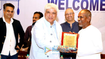 Javed Akhtar meets A.R Rahman and Ilaiyaraaja at IPRS Chennai meet