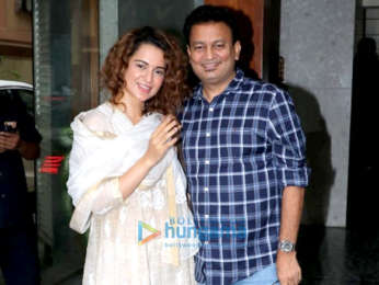 Kangana Ranaut spotted at Kamal Jain's office in Juhu
