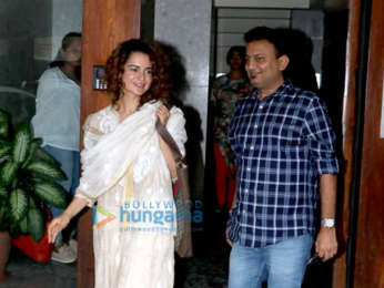 Kangana Ranaut spotted at Kamal Jain's office in Juhu