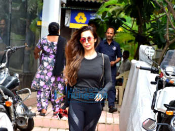 Malaika Arora spotted at the gym in Bandra