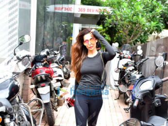 Malaika Arora spotted at the gym in Bandra