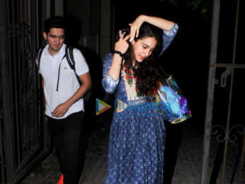 Sara Ali Khan snapped after yoga class in Bandra