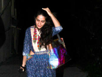 Sara Ali Khan snapped after yoga class in Bandra