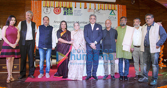 Shabana Azmi, Pinaki Misra, Rohit Roy and others at the Mumbai Declaration of the Odisha Triennial of International Art Shabana Azmi, Pinaki Misra, Rohit Roy and others at the Mumbai Declaration of the Odisha Triennial of International Art