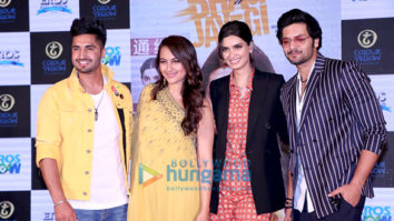 Sonakshi Sinha, Diana Penty and Ali Fazal grace the trailer launch of Happy Phirr Bhag Jayegi