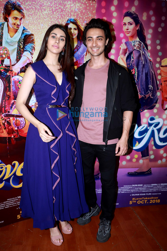 Aayush Sharma and Warina Hussain promote ‘Loveratri’ at K.C College Aayush Sharma and Warina Hussain promote ‘Loveratri’ at K.C College
