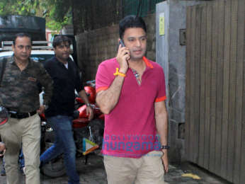 Bhushan Kumar spotted at Sunny Super Sound in Juhu