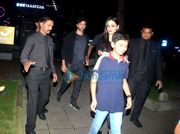 Hrithik Roshan, Sussanne Khan and others snapped at Yauatcha in BKC