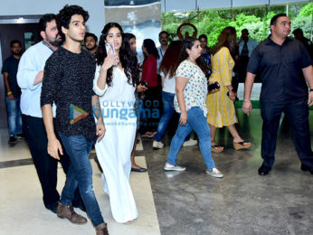 Ishaan Khatter and Janhvi Kapoor snapped at Whistling Woods