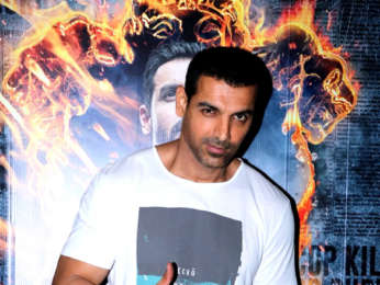 John Abraham snapped at 'Satyamev Jayate' interviews at Sun N Sand hotel in Juhu