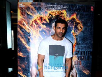 John Abraham snapped at 'Satyamev Jayate' interviews at Sun N Sand hotel in Juhu