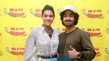 Kajol and Riddhi Sen snapped promoting Helicopter Eela at the 98.3 FM Radio Mirchi