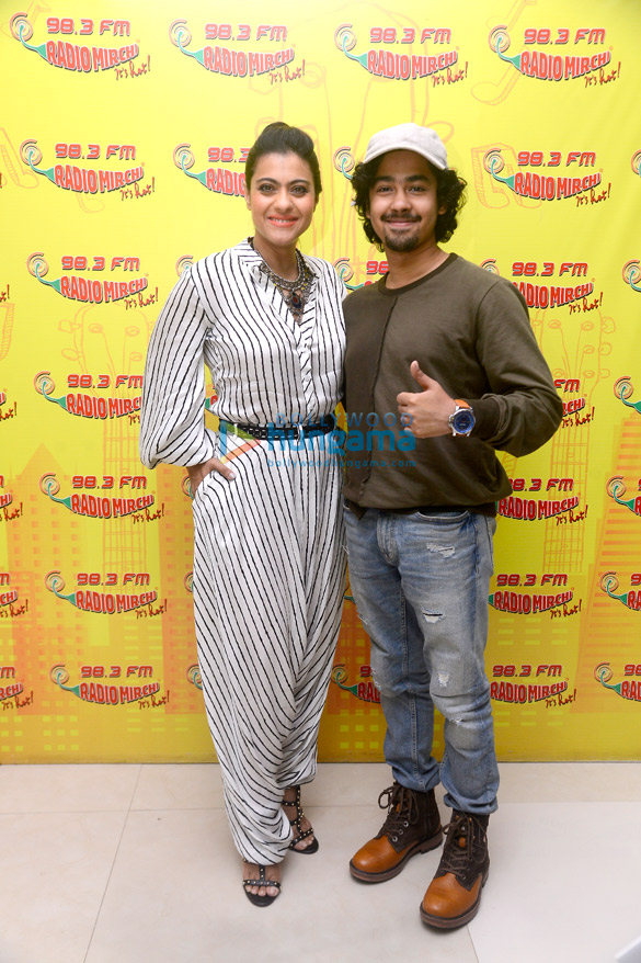 Kajol and Riddhi Sen snapped promoting Helicopter Eela at the 98.3 FM Radio Mirchi Kajol and Riddhi Sen snapped promoting Helicopter Eela at the 98.3 FM Radio Mirchi
