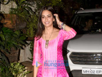 Kriti Kharbanda snapped post dubbing for Yamla Pagla Deewana Phir Se
