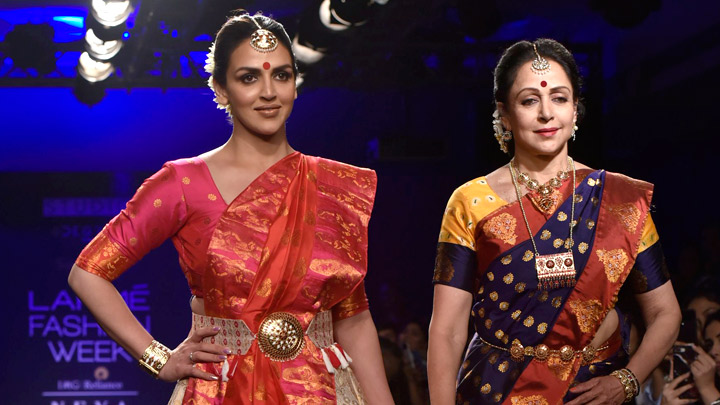 Lakme Fashion Week Day 5: Hema Malini, Esha Deol, Prachi Desai & other walk the RAMP