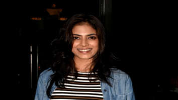 Malavika Mohanan snapped at Silver Beach Cafe