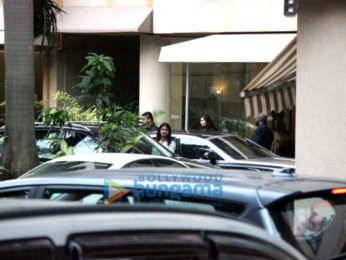 Priyanka Chopra, Nick Jonas and with family snapped at St. Catherine's orphanage in Andheri