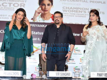 Priyanka Chopra snapped at the FICCI event