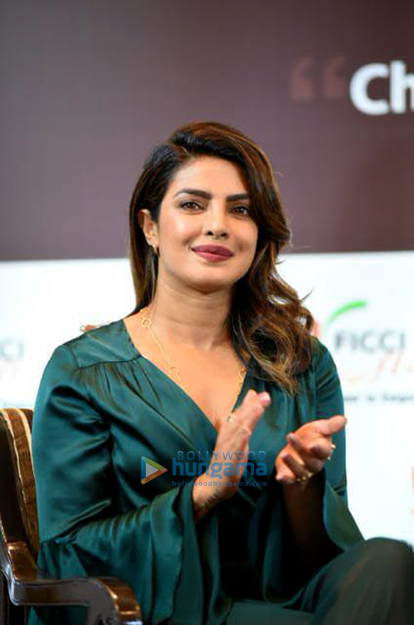 Priyanka Chopra snapped at the FICCI event Priyanka Chopra snapped at the FICCI event