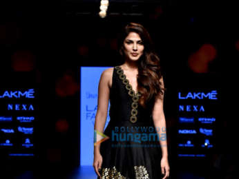 Celebs grace Urvashi Juneja's show at the Lakme Fashion Week