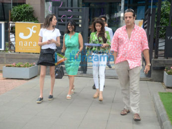 Sanya Malhotra, Fardeen Khan and others snapped at Yauatcha in BKC
