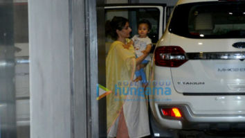 Soha Ali Khan snapped with her daughter Innaya in Bandra