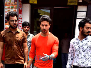 Tiger Shroff and Disha Patani spotted at Bastian in Bandra