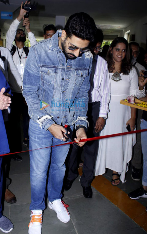 Abhishek Bachchan graces the inauguration of the Whistling Woods International ‘75 Frames’ rare portrait collection of Amitabh Bachchan Abhishek Bachchan graces the inauguration of the Whistling Woods International ‘75 Frames’ rare portrait collection of Amitabh Bachchan