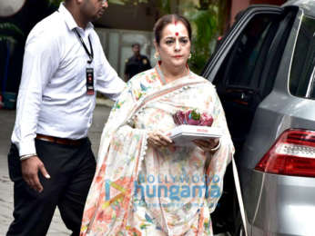 Arbaaz Khan and others snapped at Arpita Khan’s residence for Ganpati
