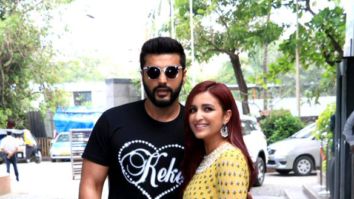 Arjun Kapoor and Parineeti Chopra snapped during Namaste England promotions