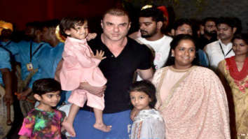 Arpita Khan, Aayush Sharma, Sohail Khan and others snapped during Ganesh visarjan