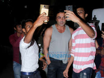 Bobby Deol spotted at Hakim's Aalim salon in Bandra