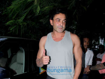 Bobby Deol spotted at Hakim's Aalim salon in Bandra