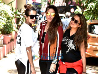 Kareena Kapoor Khan, Malaika Arora and Amrita Arora snapped after yoga session in Bandra