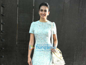 Kriti Kharbanda spotted at Saffron Media Pvt Ltd in Juhu