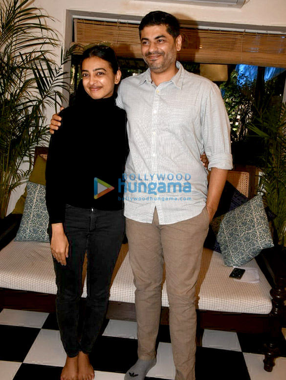 Radhika Apte and Atul Mongia snapped at a shooting of masterclass show Radhika Apte and Atul Mongia snapped at a shooting of masterclass show