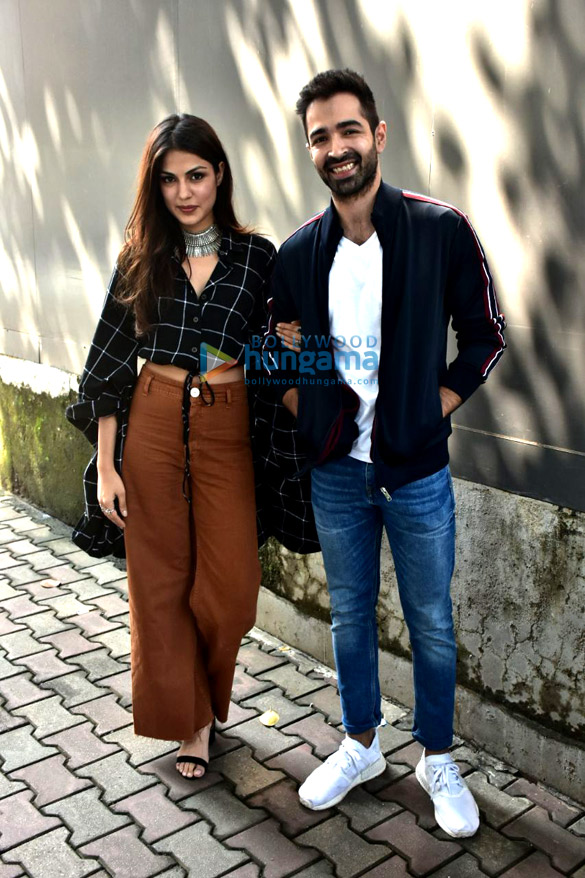 Rhea Chakraborty snapped outside the Vishesh Films’ office Rhea Chakraborty snapped outside the Vishesh Films’ office