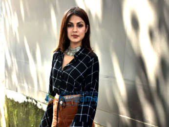Rhea Chakraborty snapped outside the Vishesh Films' office