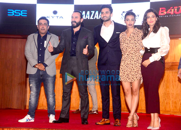 Saif Ali Khan, Radhika Apte and others snapped at the trailer launch of ‘Baazaar’ Saif Ali Khan, Radhika Apte and others snapped at the trailer launch of ‘Baazaar’