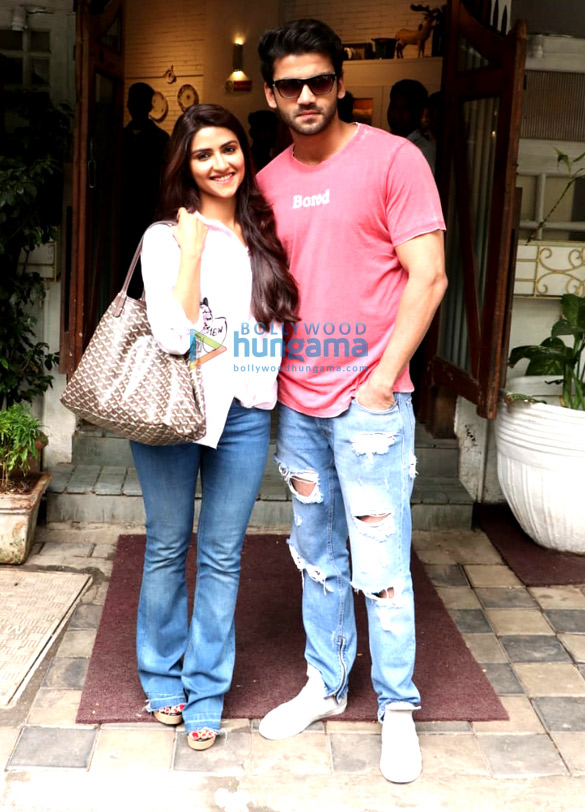 Salman Khan’s soon to be launched pair Zaheer Iqbal & Pranutan Bahl snapped in Mumbai