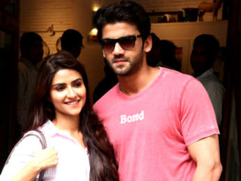 Salman Khan's soon to be launched pair Zaheer Iqbal & Pranutan Bahl snapped in Mumbai